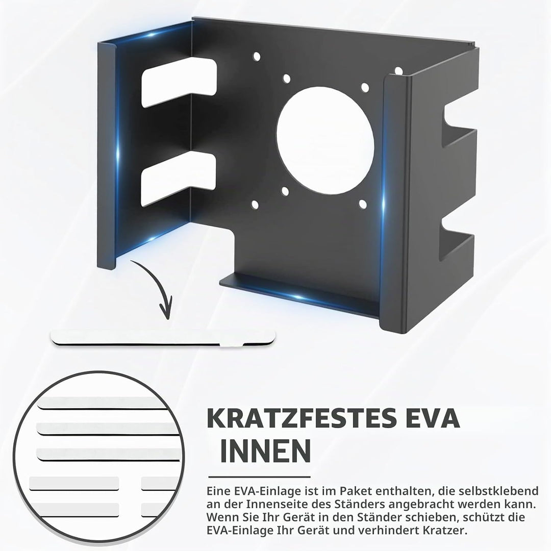 Halterung für Mac Mini m4, Untertischhalterung VESA Halterung für Mac Mini m4, Metall Halterung Desk