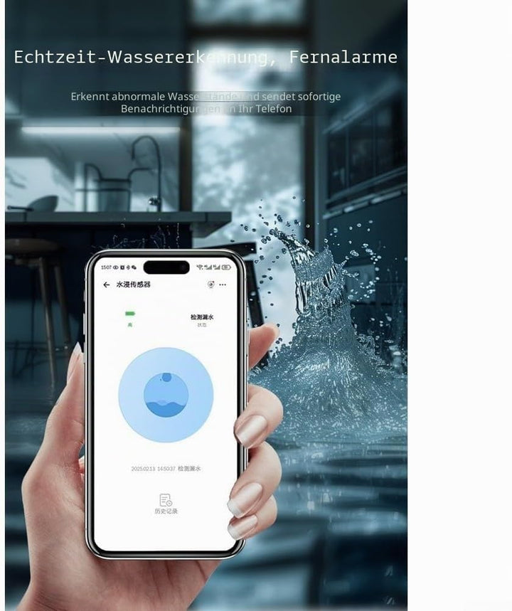 Kabelloser Regensensor für den Aussenbereich mit Zigbee-Kompatibilität und IP66 Wasserdichtigkeit zu