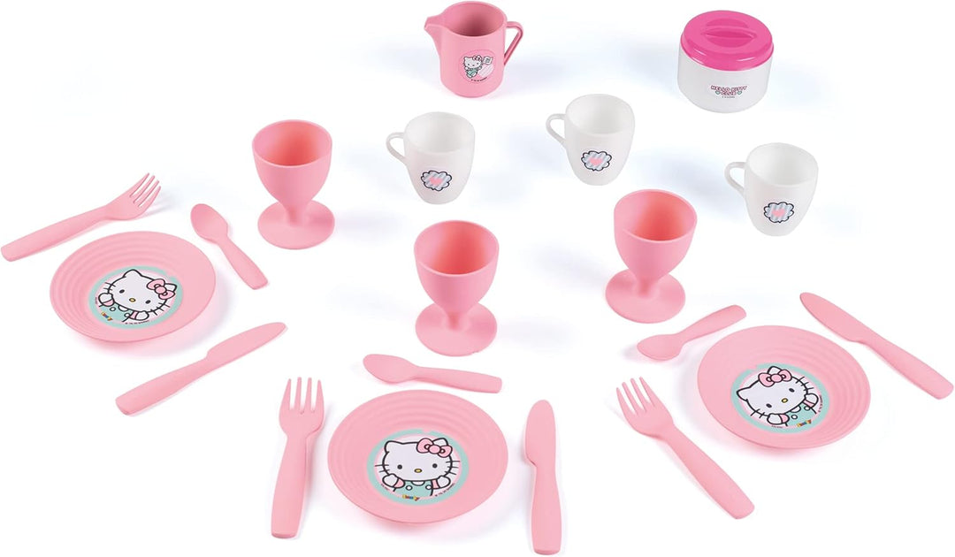 Smoby - Hello Kitty Picknickkorb und 20 Zubehörteile (Smoby 310535)