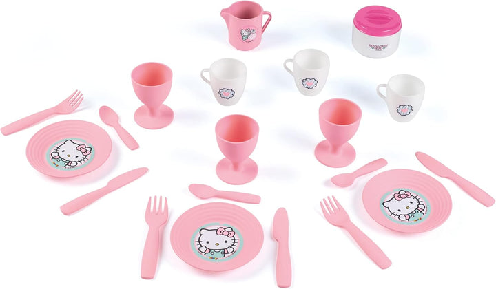 Smoby - Hello Kitty Picknickkorb und 20 Zubehörteile (Smoby 310535)