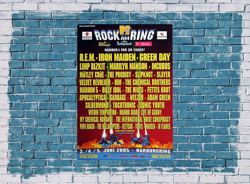 Rock AM Ring & Park - Vorabplakat, Rock am Ring 2005 » Konzertplakat/Premium Poster | Live Konzert V