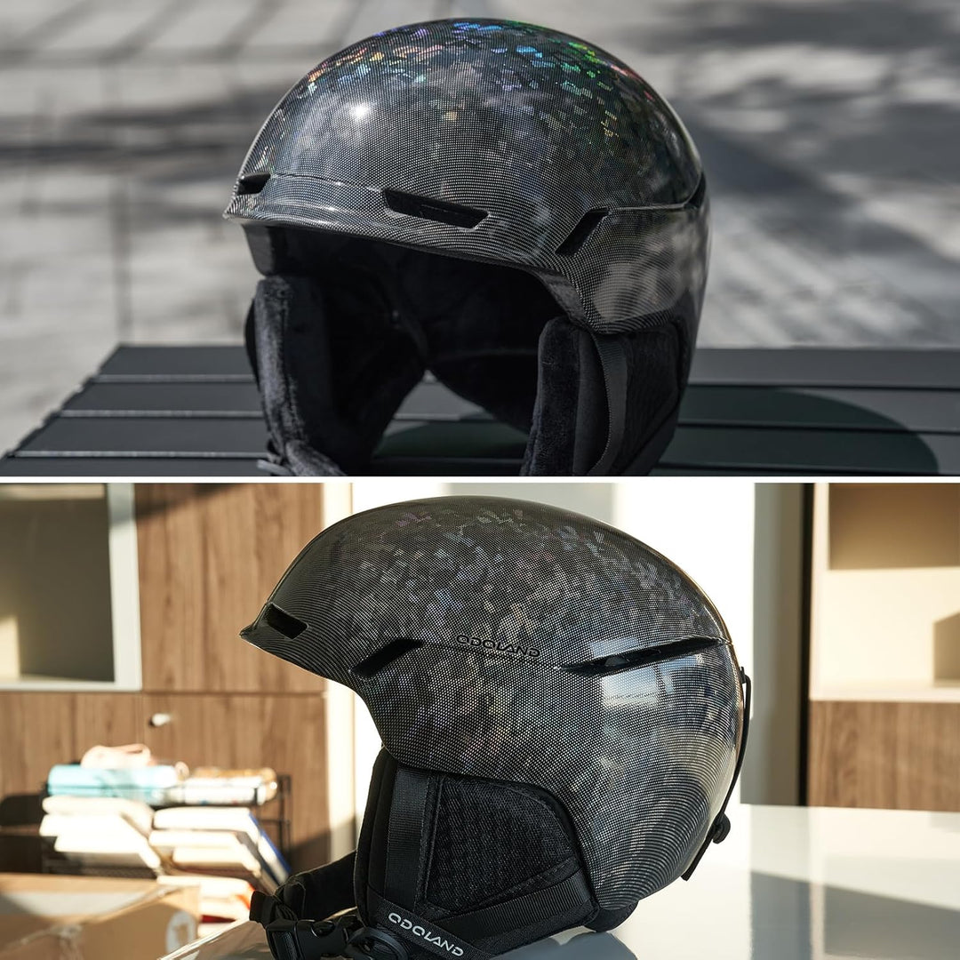 Odoland Skihelm Snowboardhelm für Damen/Herren/Jugend Optimaler Schutz Grössenverstellbar Belüftungs