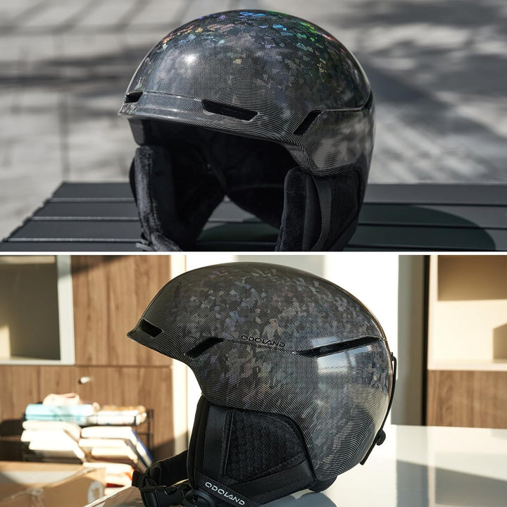 Odoland Skihelm Snowboardhelm für Damen/Herren/Jugend Optimaler Schutz Grössenverstellbar Belüftungs