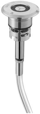 Reinigungsbehälter aus Edelstahl 10l mit Flachfitting (A) z.B. für Bit, Krombacher