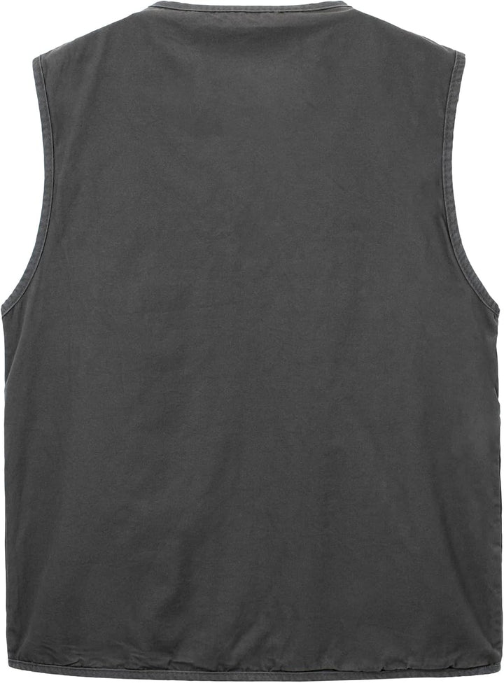 Oralidera Herren Anglerweste Ärmellos Jacke Outdoor Weste Jagdweste Sommer Herrenwesten Sportlich Fo