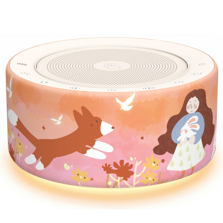 KIPCUSH Weisses Rauschgerät mit 30 High-Fidelity-Soundtracks, Sound-Maschine für Babys, Erwachsene,