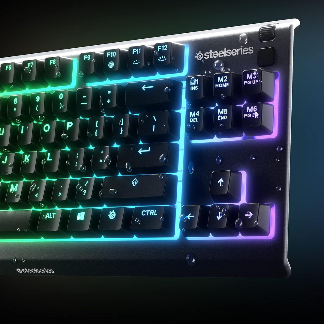 SteelSeries Apex 3 TKL - RGB Gaming-Tastatur - Kompakter Tenkeyless-Formfaktor & Rival 3 Wireless -