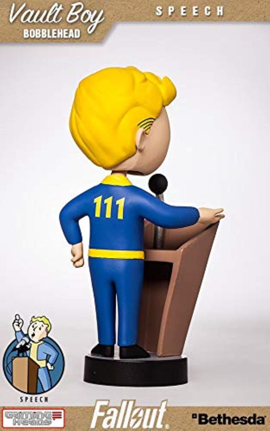 Fallout 4: Vault Boy 111 Vault-Tec Wackelkopf - Serie Zwei: Sprache, Blau, Gelb