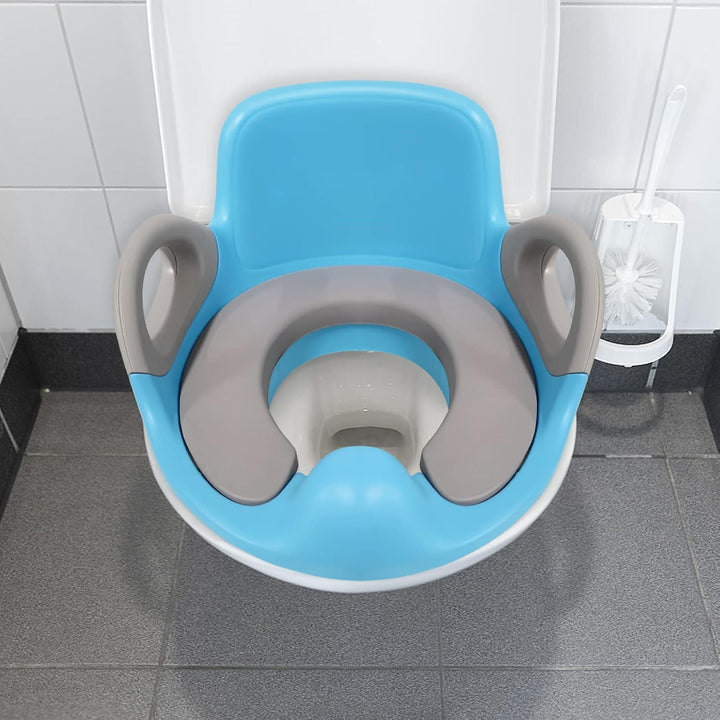 Kinder Toilettensitz WC Sitz, Baby Training Toilettentrainer, Kloaufsatz Kinder mit Anti-Rutsch Grif