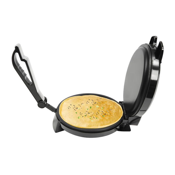 Tortilla Presse 1200W, Roti Maker mit Antihaft-Beschichtung für Tortillas, Chapati und Tacos, Doppel