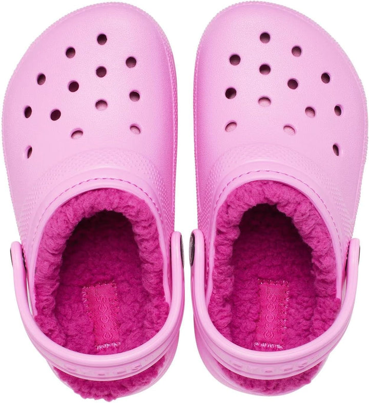 Crocs Unisex Kinder Baya Lined T Clogs 28/29 EU Taffy Pink, 28/29 EU Taffy Pink