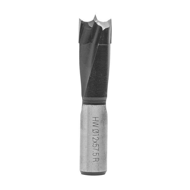 ENT 22128 Dübelbohrer HW, Schaft (S) 10 mm, Durchmesser (D) 12 mm, NL 27 mm, SL 27 mm, L 57,5 mm, Re