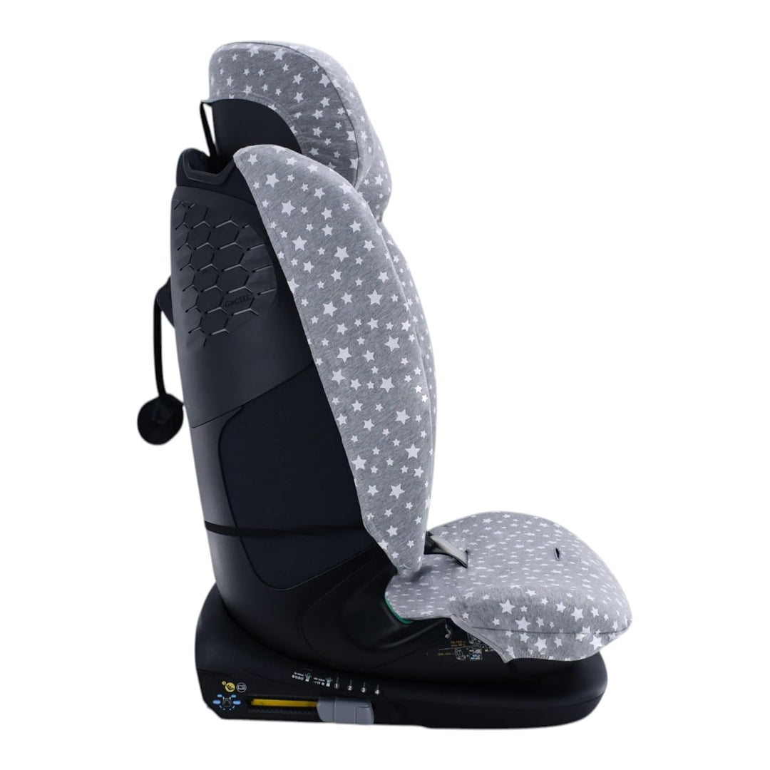 JYOKO Kids Bezug kompatibel mit Bebeconfort, Maxi Cosi Titan Pro, aus Baumwolle (White Star) Titan P