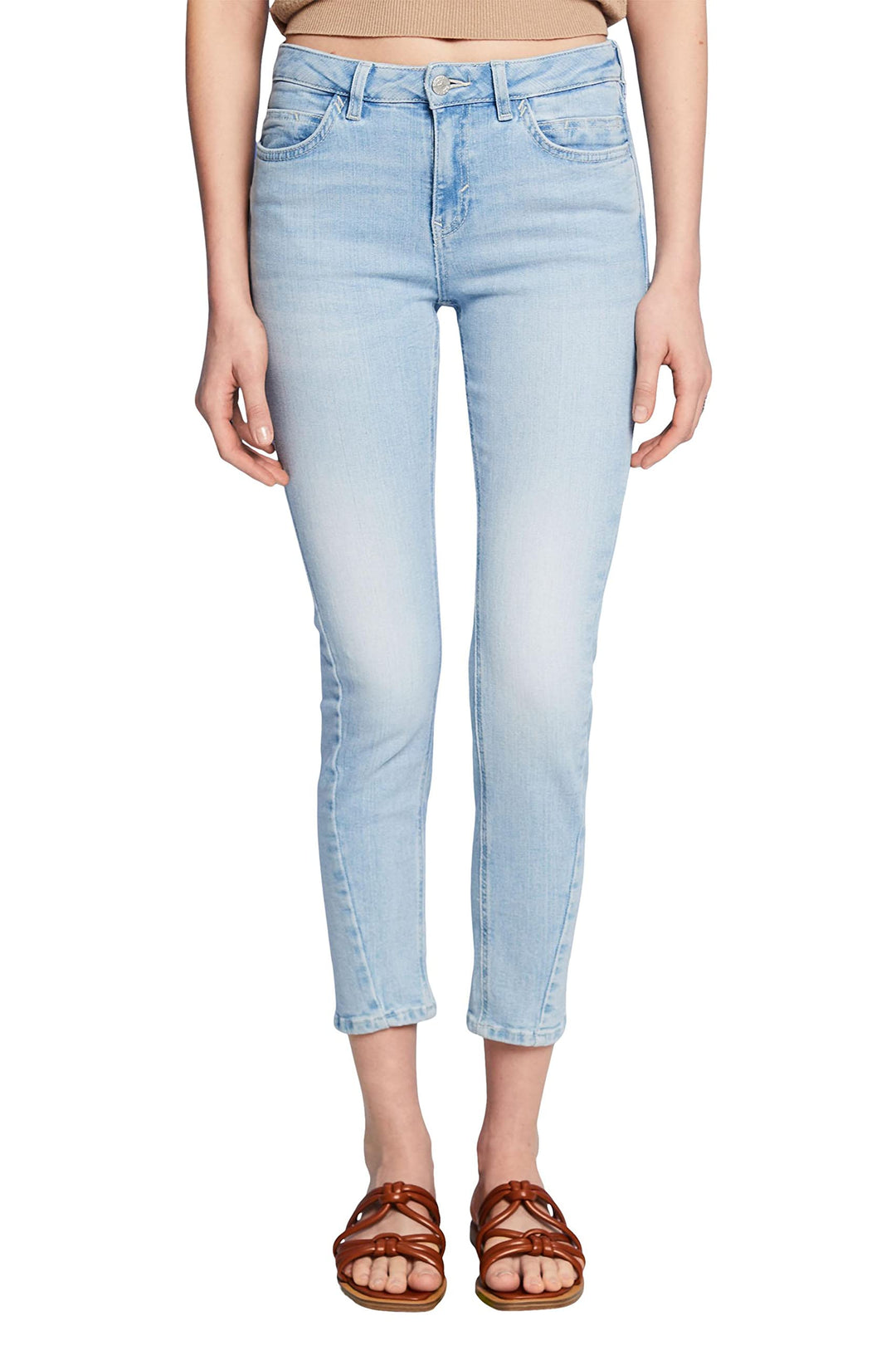 ESPRIT Damen 033ee1b310 Jeans, 36W / 28L 904/Blue Bleached