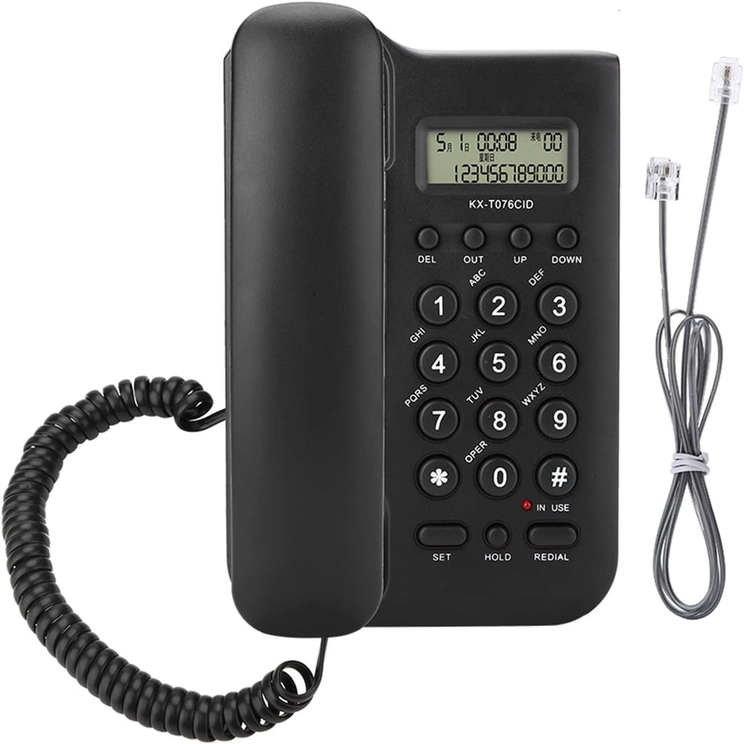 Kabelgebundenes Telefon, an der Wand Montierbare Festnetztelefone Batterie Muss Nicht Installiert We