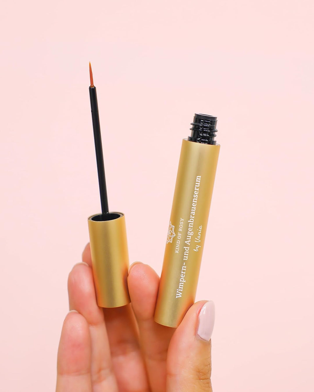 Wimpern- und Augenbrauenserum | Ohne Hormone, 100% natürlich, vegan, mit patentiertem Inhaltsstoff,