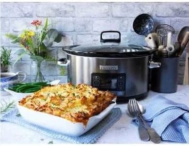 Crockpot TimeSelect Digitaler Slow Cooker | programmierbares digitales Display | 5,6 L (7+ Personen)