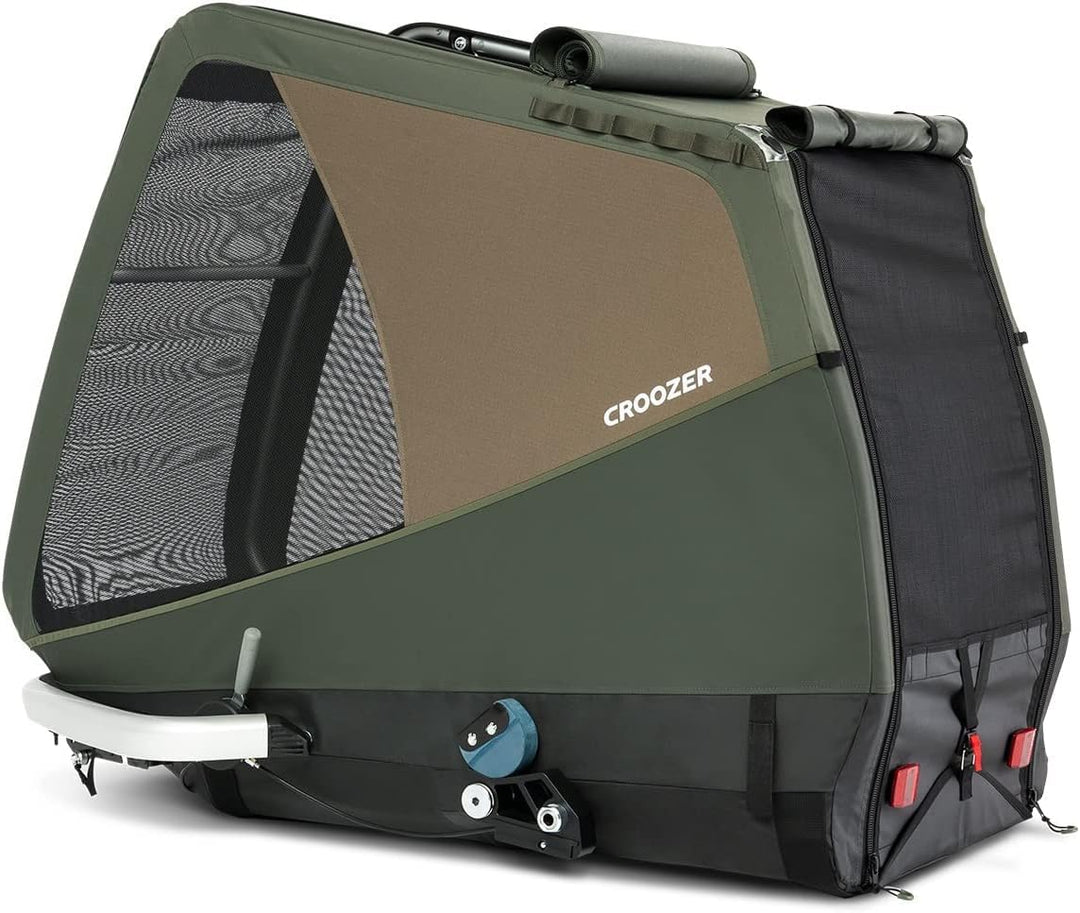 Croozer Unisex – Erwachsene Dog TammoMoss Green Hundeanhänger, Grün, Einheitsgrösse für alle