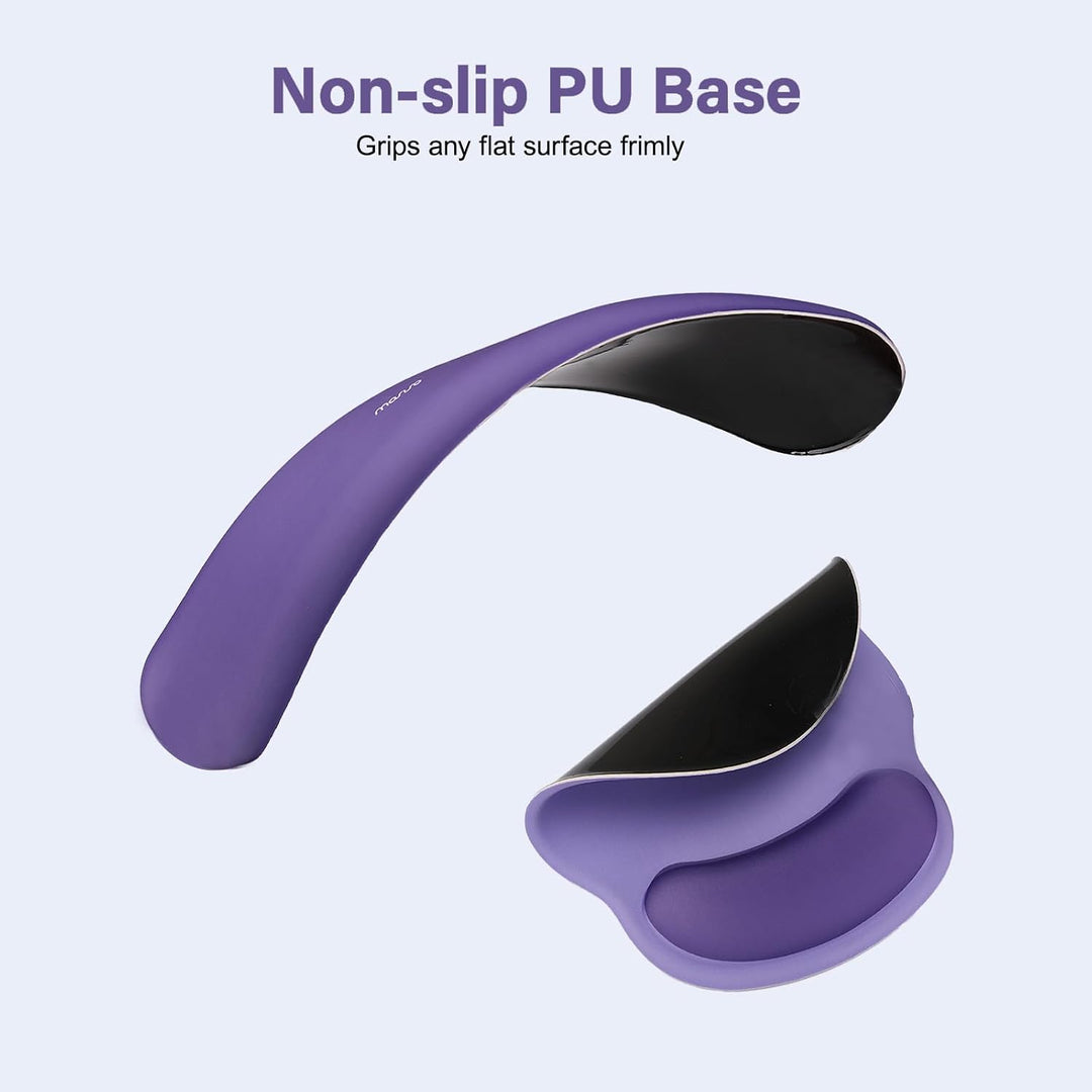 MOSISO Handgelenkstütze für Mauspad&amp;Tastatur Set, Ergonomisch Kreisförmig Mauspad&amp;Untersetzer rutsch