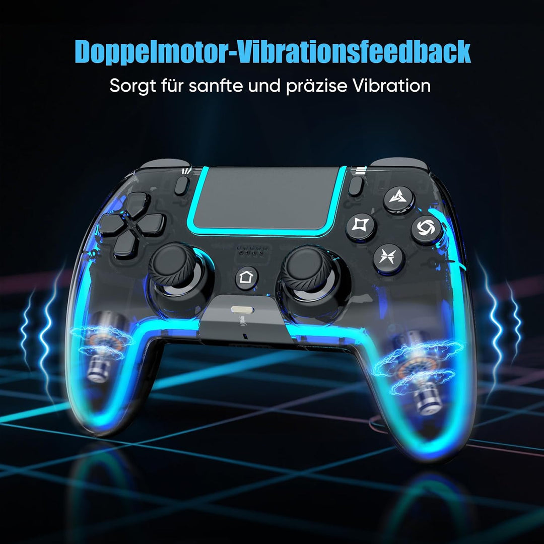 BETMI Wireless Controller für PS5, Pro/Slim/MAC/Steam Deck/PC, Hall-Effekt-Joystick, Doppelvibration