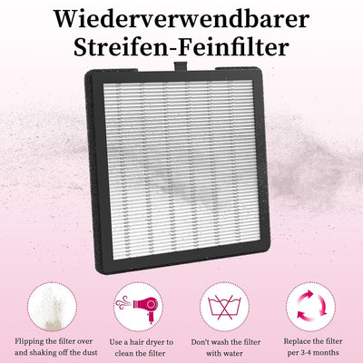 Nagelstaubsauger mit Filter, AISEELY Staubabsaugung Nagelstudio, 80W Profi Staubabsaugung für Nägel,