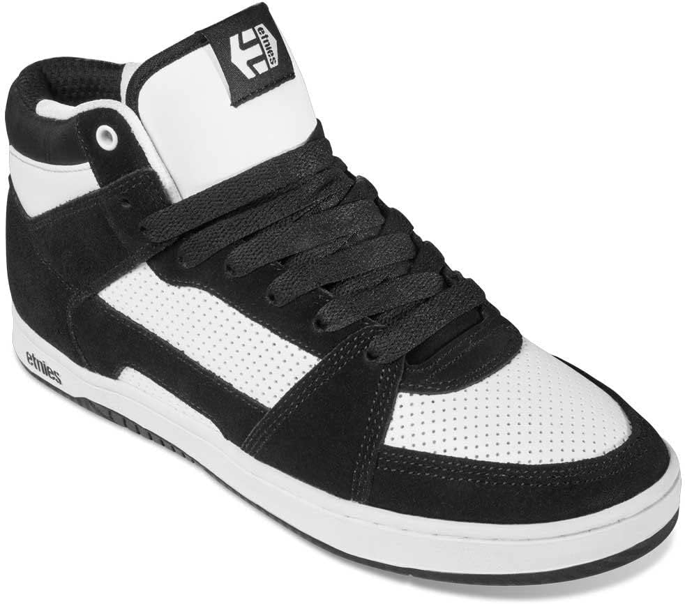 Etnies Herren Mc Rap Hi Top Skate-Schuh 42 EU Schwarz Weiss Weiss, 42 EU Schwarz Wei&#xDF; Wei&#xDF;