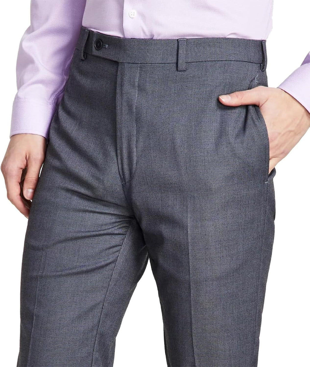 Calvin Klein Herren Slim Fit Kleid Klassische Hose 30W / 30L Mittelgrau, 30W / 30L Mittelgrau