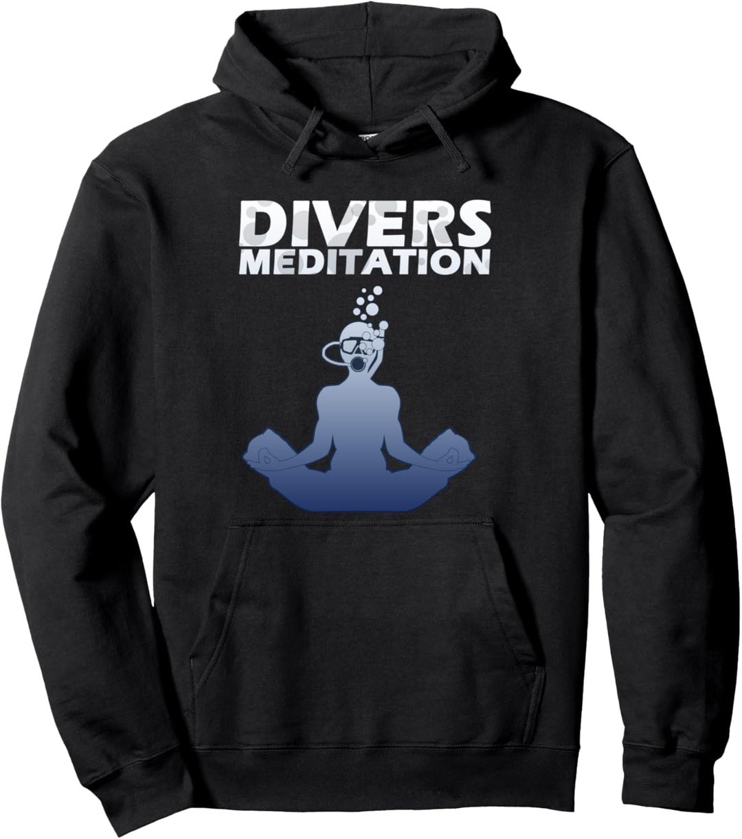 Taucher und Open Water Diver für Damen und Herren Pullover Hoodie