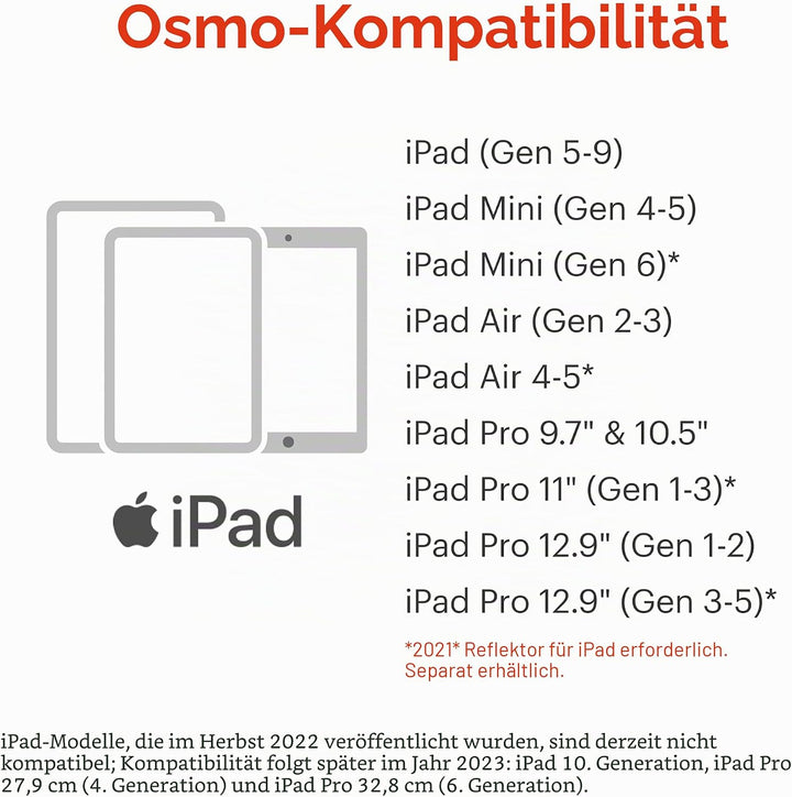 Osmo - Pizza Co. Starter Kit für iPad - Lernspiel - 5-12 Jahre - Mathematik, Umgang mit Geld, Kommun