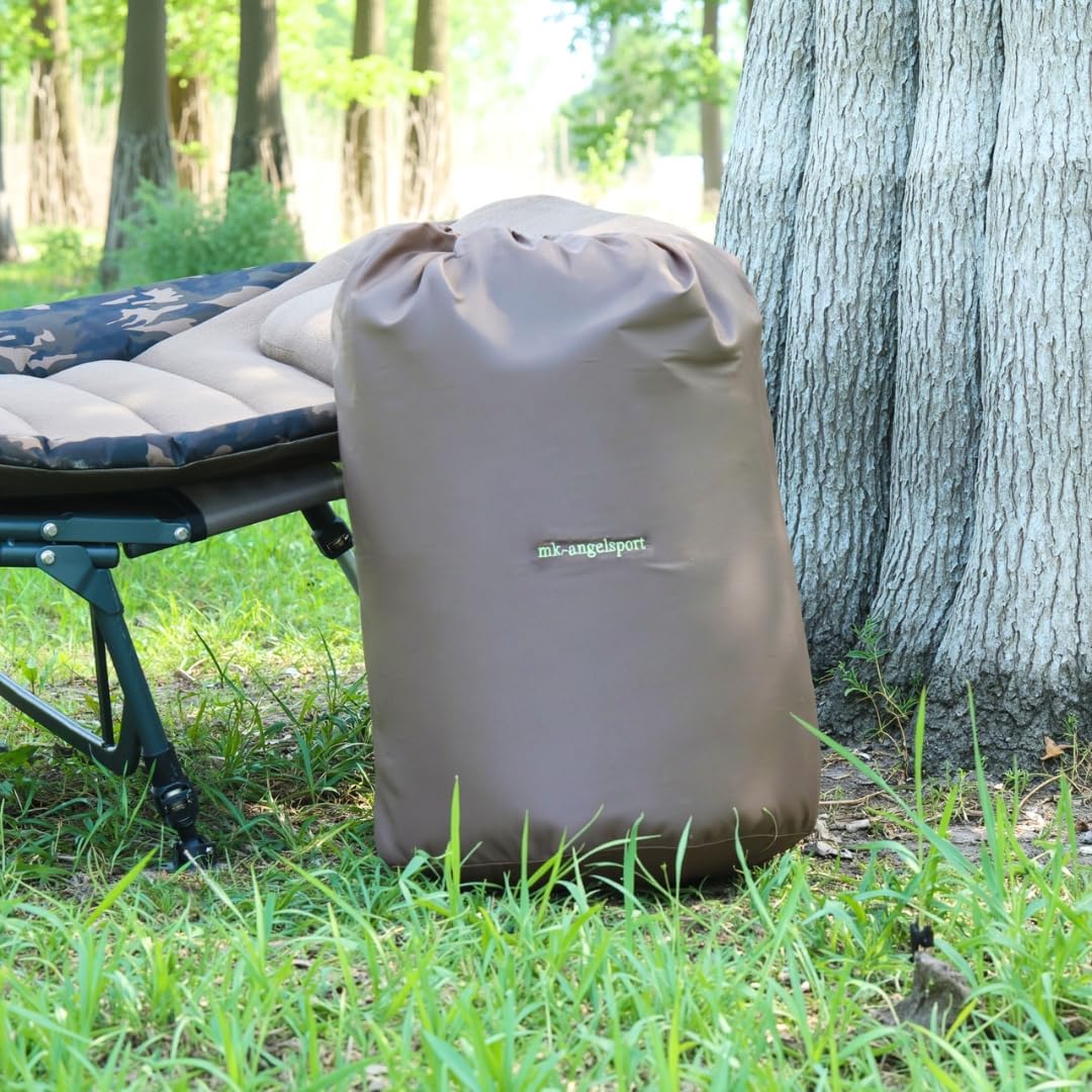 Winter Schlafsack fürs Angeln extra breit Temperatur Karpfenliegen - Aussenschlafsack mit “Wärme-Sto