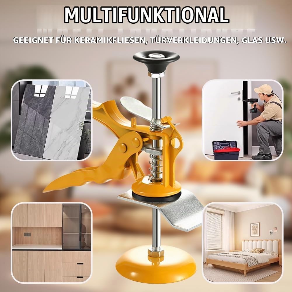 Geoyien fliesenheber, Höhenversteller für Fliesen, 2 Stück Präzisions-Locator, Handheld Jack, robust