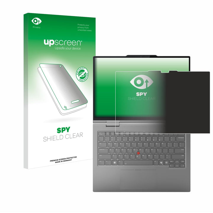 upscreen Anti-Spy Blickschutzfolie für Lenovo ThinkPad X1 2-in-1 Gen 10 14" Made in Germany, Privacy