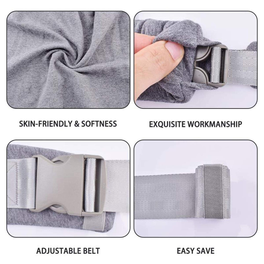 Babytrage für Neugeborene ab Geburt Extra Weich, Bauchtrage Baby-Tragetasche Ergonomisch (Light Grey
