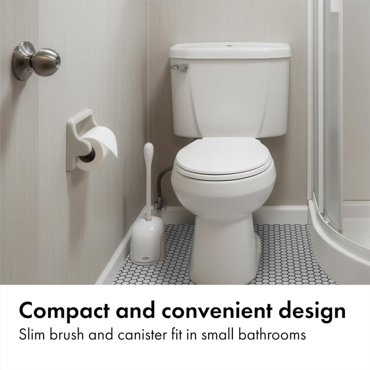 OXO GG COMPACT TOILET BRUSH & CANISTER, Compact