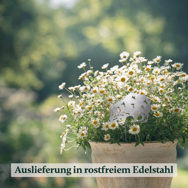 VERDOBA Igel Gartendeko Rost - Igel Gartenstecker Rost - Rost Deko für Garten - Herbstdeko Rost Igel