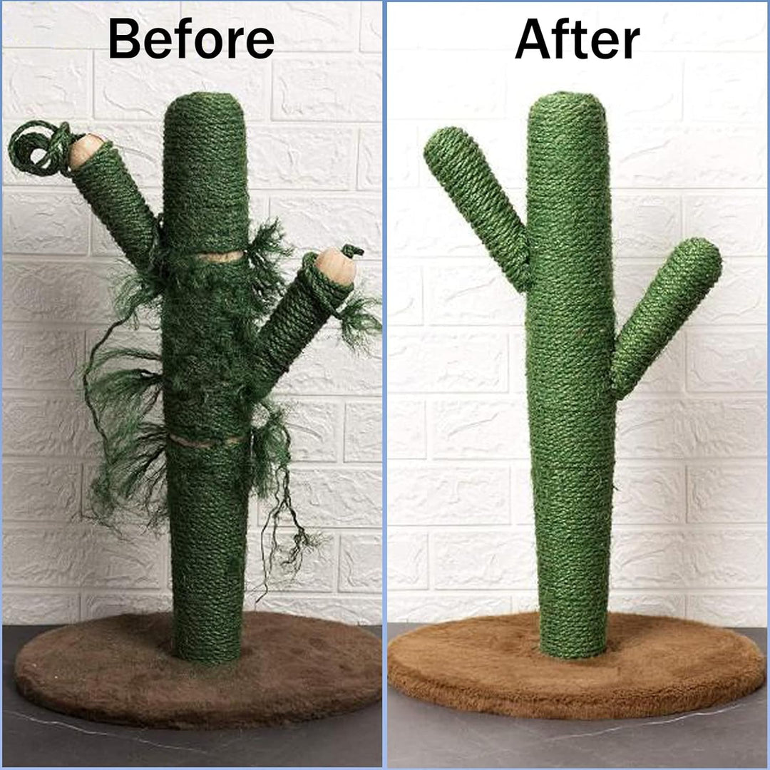Sisalseil für Katzenkaktus Kratzbaum 6 mm * 30 m, Katzenseil für DIY Kaktus Kratzbaum &amp; Reparieren S