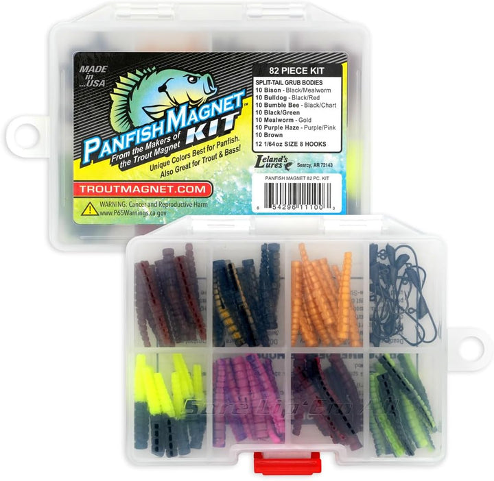 Trout Magnet Herren Panfish Magnet-Set, Mehrfarbig/Meereswellen (Ocean Tides), 15 Pack