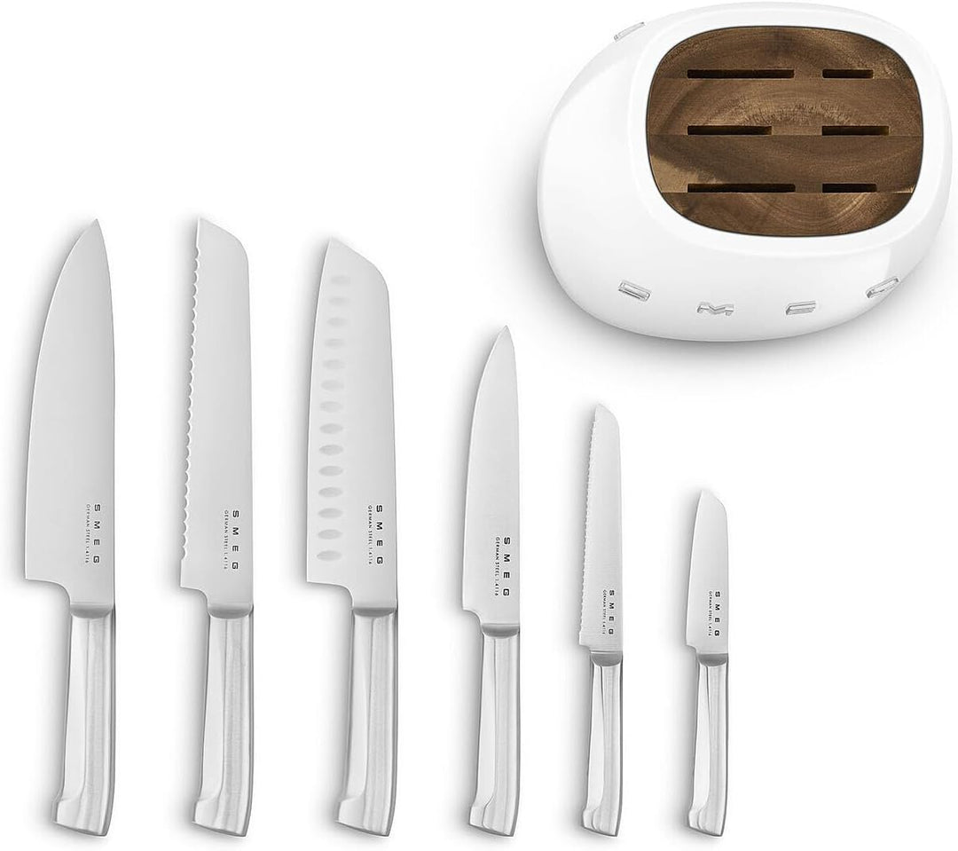 Smeg, Messerblock, KBSF02WH, Weiss, Weiß