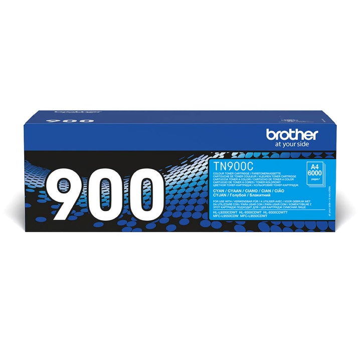 Brother Original Super-Jumbo-Tonerkassette TN-900C cyan (für Brother HL-L9200CDWT, HL-L9300CDWTT, MF