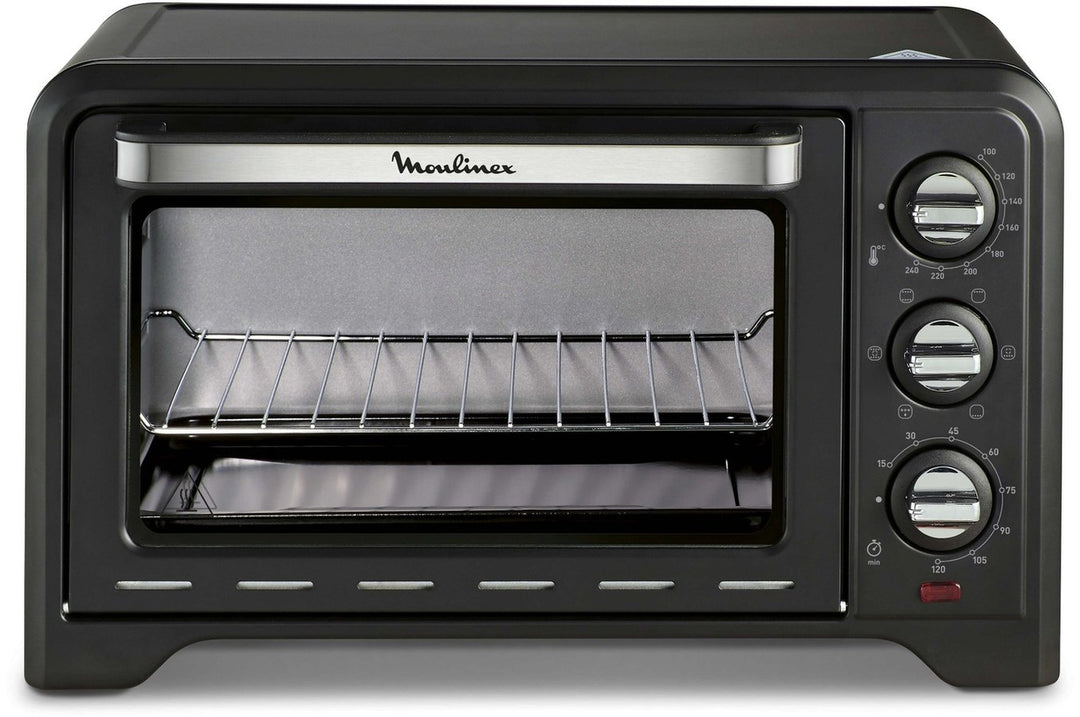 Moulinex Optimo OX444810, Edelstahl, 19 liters, Schwarz Horno 19, Horno 19 litros