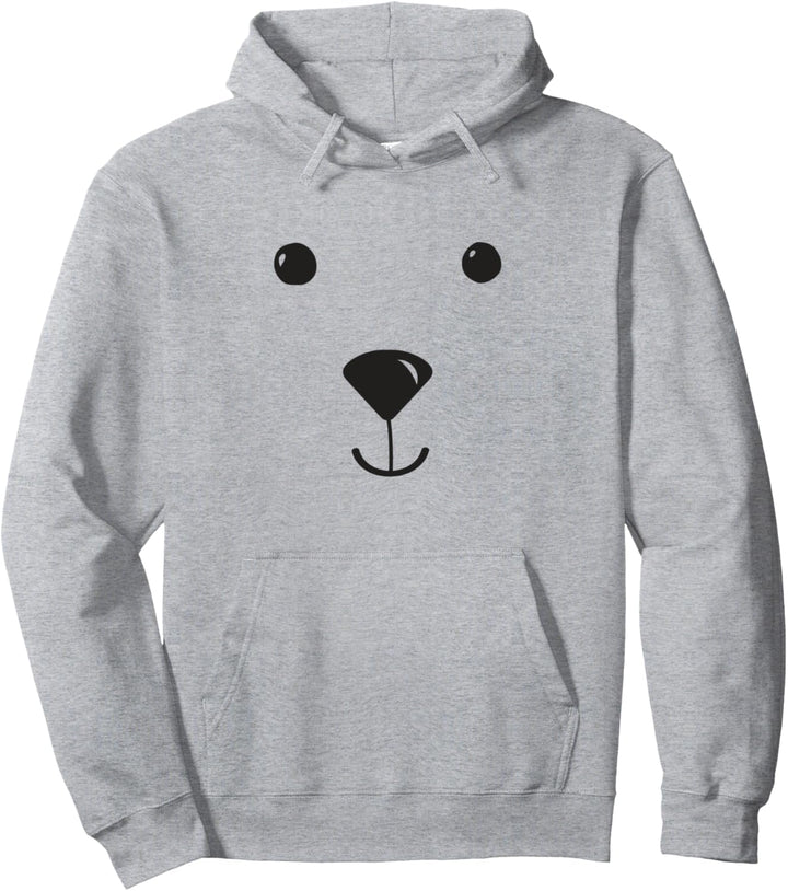 Eisbär-Kostüm für Kinder, Bär, Schlafanzug, Gesichtszoo, Eisbär Pullover Hoodie