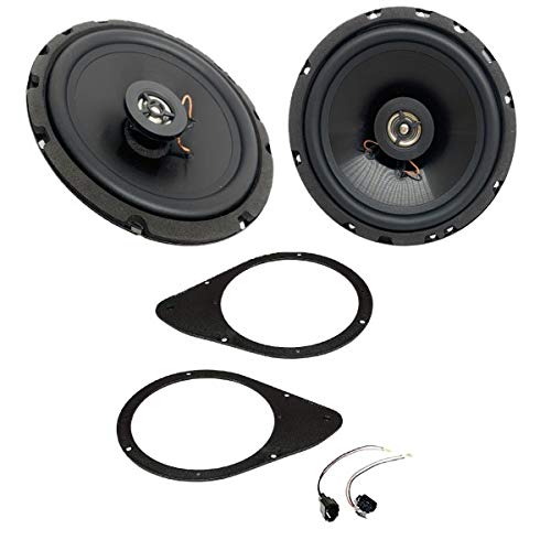 Sound Way - Lautsprecherbox-Kit mit Adaptern für FIAT 500 / Stilo 3-Türen - hinten - KSH-FIAT3