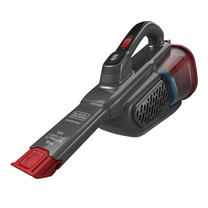 BLACK+DECKER Lithium Dustbuster BHHV315B-QW mit Cyclonic Action – 12V Akku Handstaubsauger mit auszi