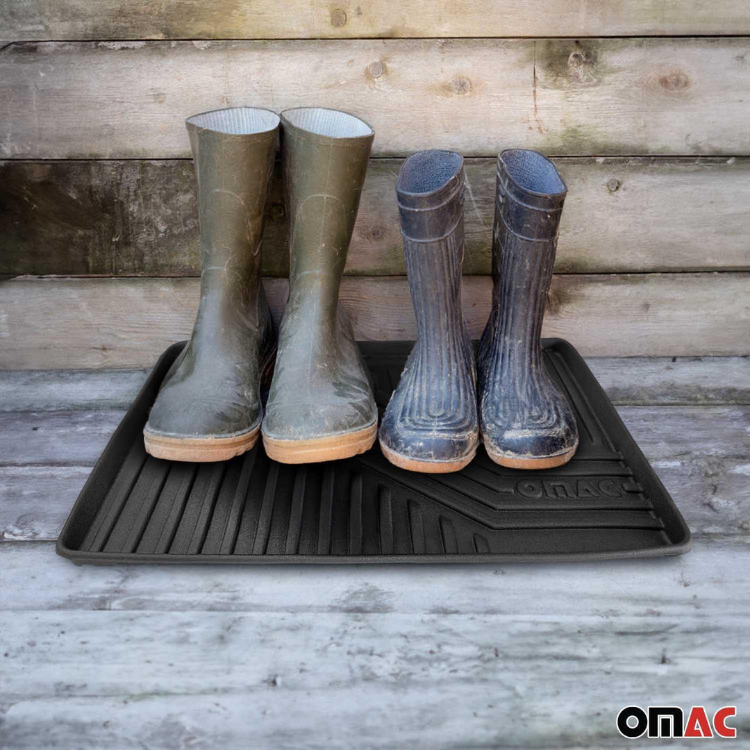 OMAC Schuhmatte Sauberlaufmatte Abtropfschale Napfunterlage 58x38cm Unterlage 3X 3x 58x38 cm, 3x 58x