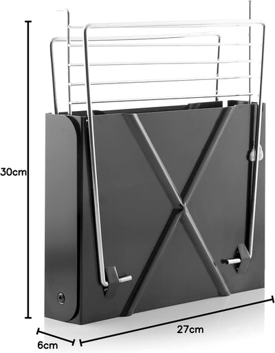 InnovaGoods® Tragbarer, klappbarer Mini-Holzkohlegrill Foldecue, Leicht zu transportieren, Einfach z