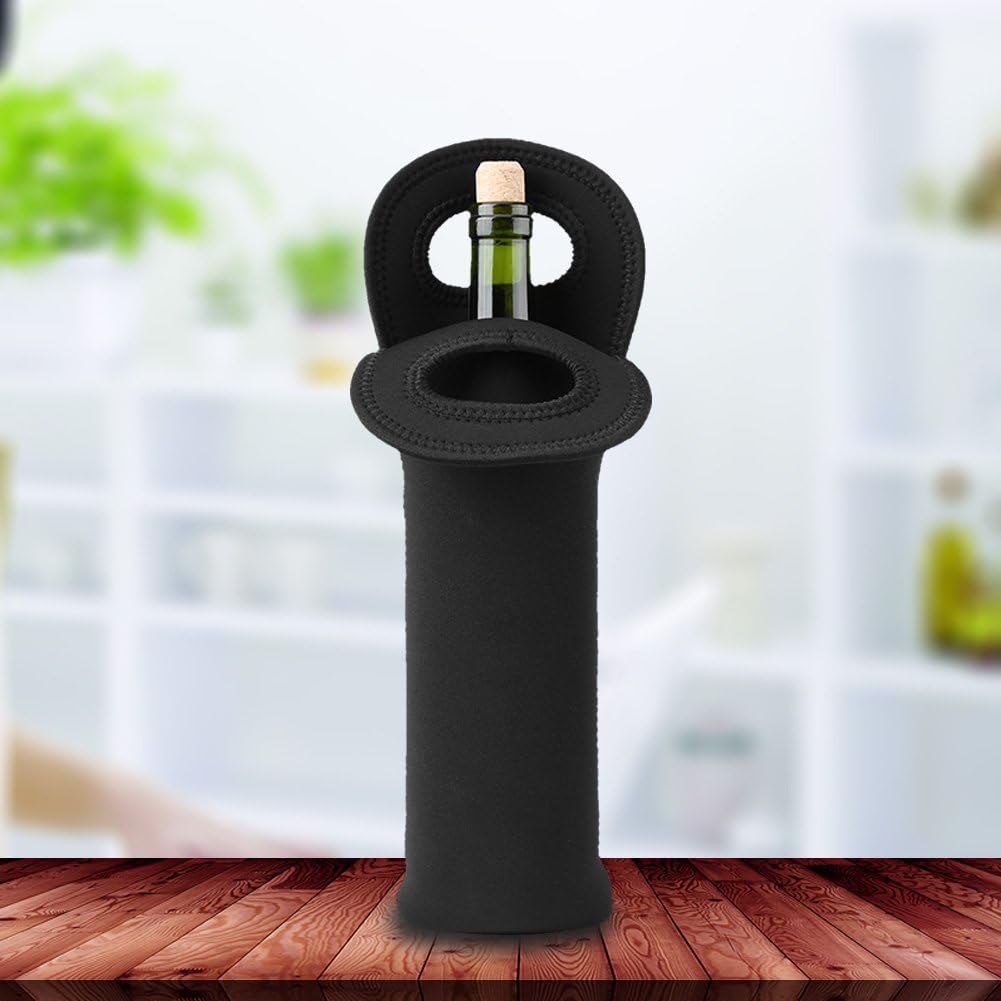 3 Stück Neopren Schutzhülle Isolierte Hüllen Reisetaschen für Wein Bierflaschen Getränke Sport Trink