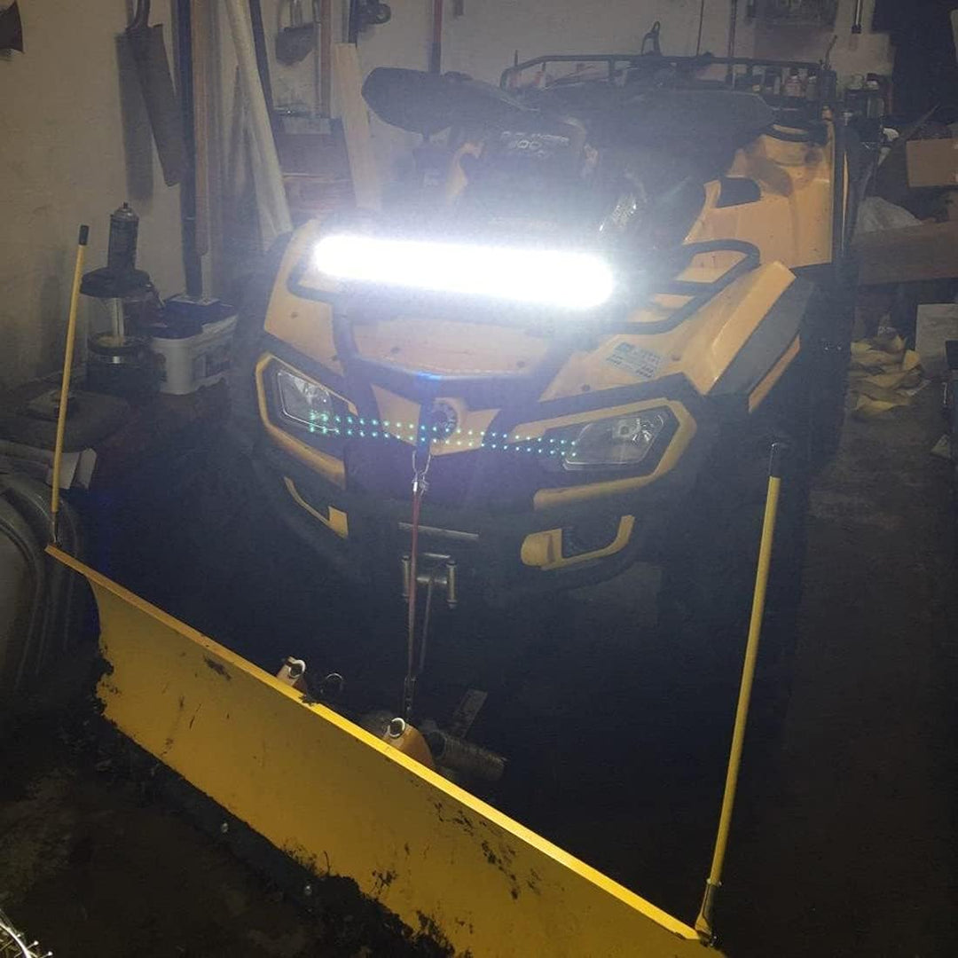 AUXTINGS 22 Zoll 56 cm 144W led arbeitsscheinwerfer Zusatzscheinwerfer 10800LM Auto Scheinwerfer Off