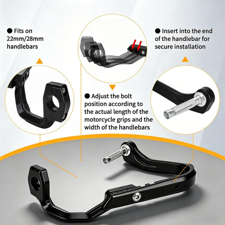 Motorrad Handschutz,Handguards Handprotektoren Motorrad Universal 22 mm 28 mm Lenker Für Dirt Bike P