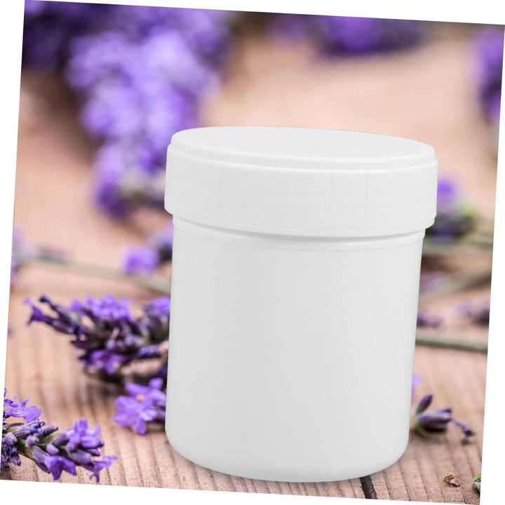 LIFKOME 10 Stück Luftdichter Aufbewahrungsbehälter aus Kunststoff 150ml Weiss Weithalsdose Wiederver