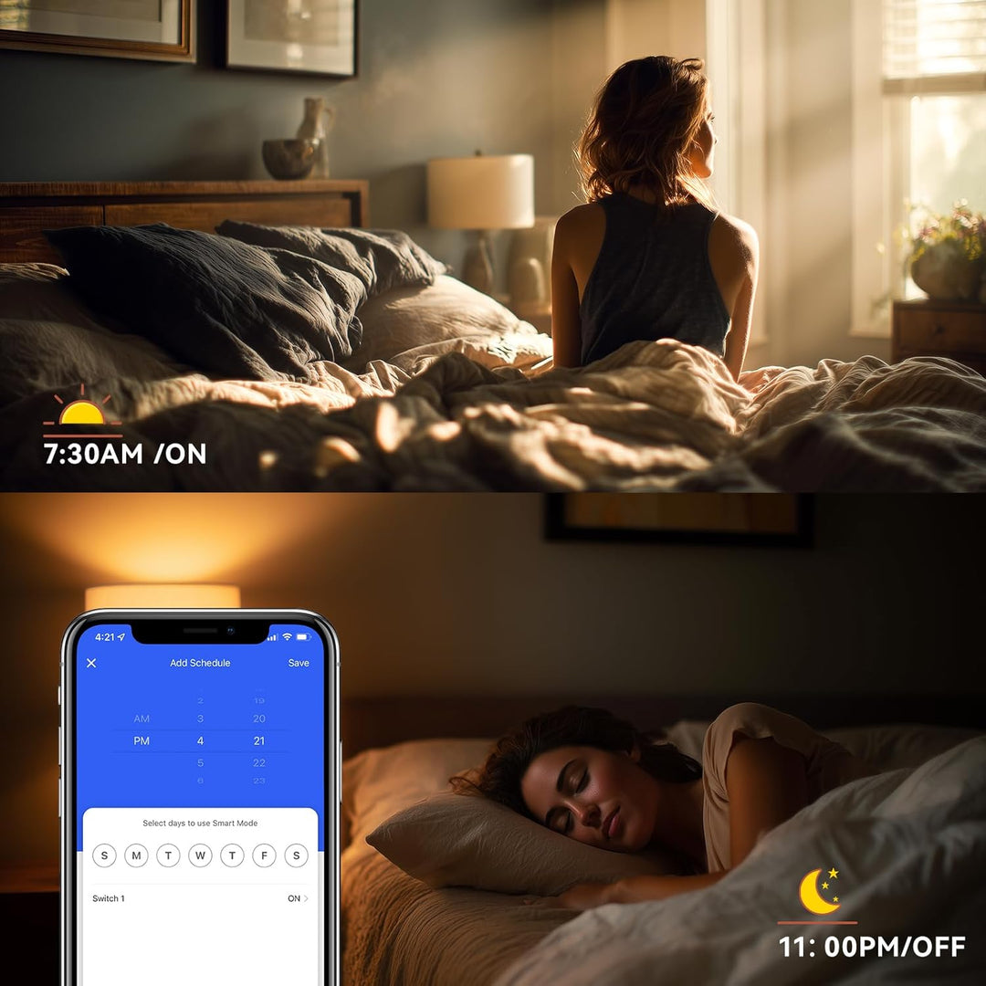 BSEED Dimmer Smart Alexa Lichtschalter 300W Touch Control WIFI Wandlichtschalter LED Kompatibel (Neu